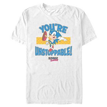 Men's Sonic The Hedgehog You Are Unstoppable Dad Graphic Tee