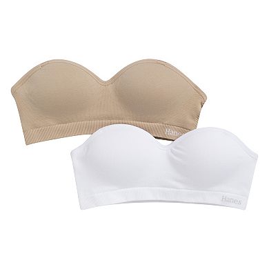 Girls 7-16 Hanes® 2-Pack Strapless Bras
