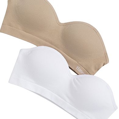Girls 7-16 Hanes® 2-Pack Strapless Bras