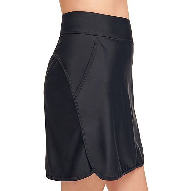 Women's Mazu Long Length Skirt with Built-In Swim Bottoms