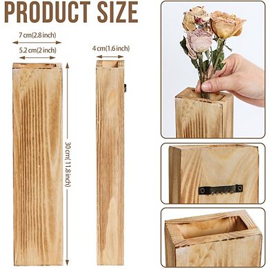 Kaelin Home Wooden Wall Planter Set of 4
