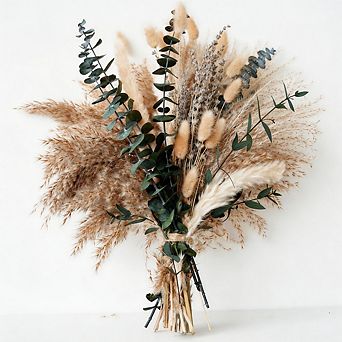 Kaelin Home Green Pampas Grass Boho Bouquet