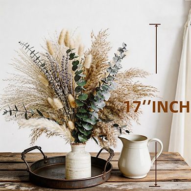 Kaelin Home Green Pampas Grass Boho Bouquet