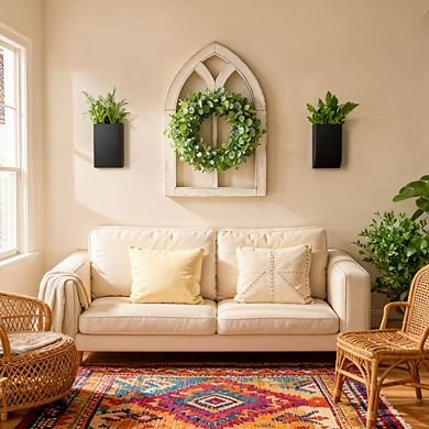 Kaelin Home 2 Pack Metal Wall Planter