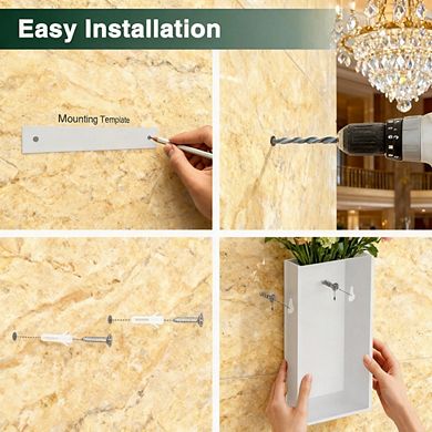 Kaelin Home 2 Pack Metal Wall Planter