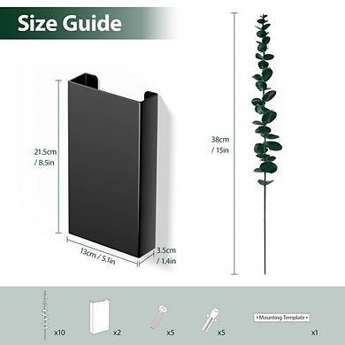 Kaelin Home 2 Pack Metal Wall Planter