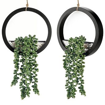 Kaelin Home 2 Pack Fake Plants Hanging Artificial