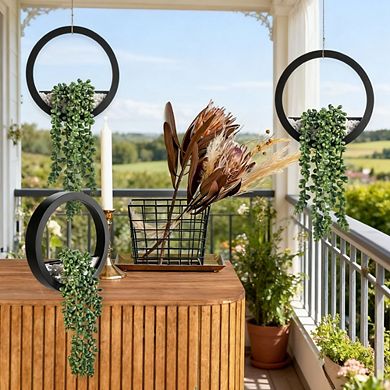 Kaelin Home 2 Pack Fake Plants Hanging Artificial