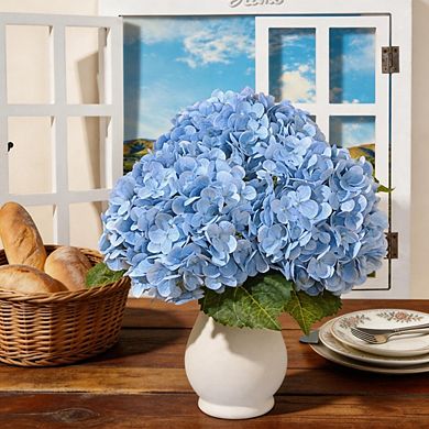 Kaelin Home 3Pcs 21in Hydrangea Artificial Flowers