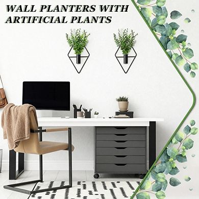 Kaelin Home Hanging Planters with Artificial