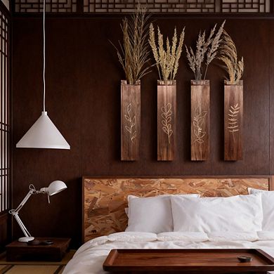 Kaelin Home Wood Indoor Wall Planter