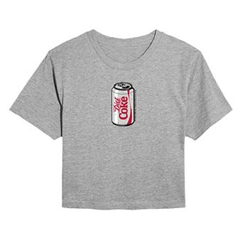 Juniors' Diet Coke Can Cropped Tee