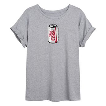 Juniors' Diet Coke Can Oversized Tee
