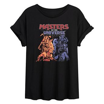Juniors' Masters Of The Universe Heroic & Evil Warriors Oversized Tee