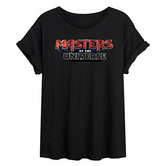Juniors' Masters Of The Universe Logo Oversized Tee