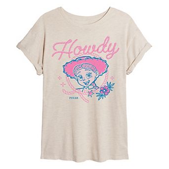 Juniors' Disney / Pixar's Toy Story 5 Jessie Howdy Oversized Tee