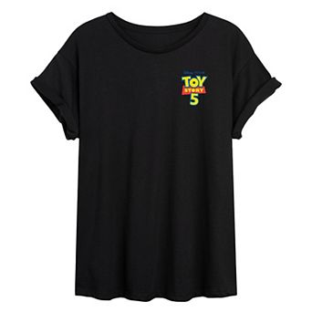 Juniors' Disney / Pixar's Toy Story 5 Character Icons Oversized Tee