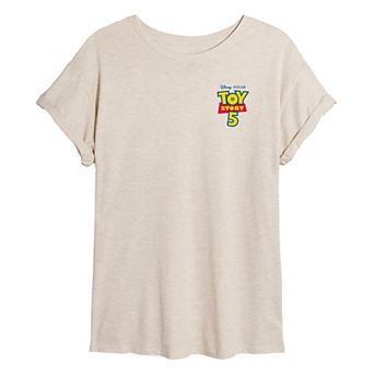 Juniors' Disney / Pixar's Toy Story 5 Characters Oversized Tee