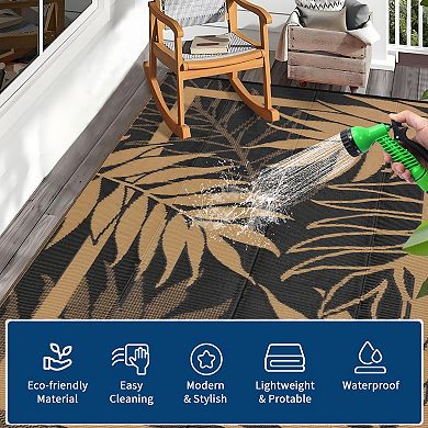 ANIXOL Reversible Waterproof Outdoor Rug