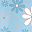 Blue White Flower