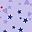 Heart Print Purple