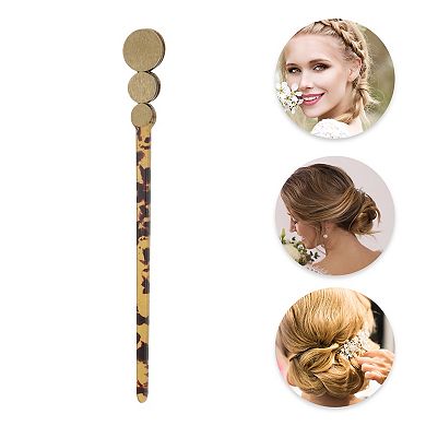 Three Circles 7.49" Hair Chopstick for Women 1 Pc