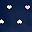 Navy Blue Heart