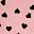 Pink Black Heart