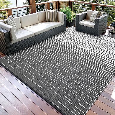 ANIXOL Reversible Waterproof Outdoor Rug