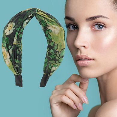 Wide Tie Floral Headbands for Women 1 Pc