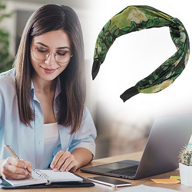Wide Tie Floral Headbands for Women 1 Pc