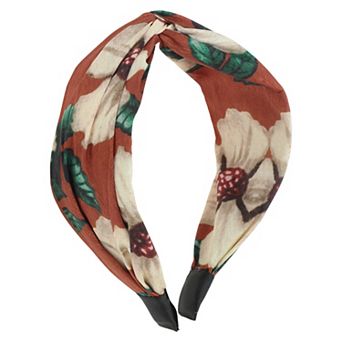 Wide Tie Floral Headbands for Women 1 pc