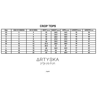 Artyska Women's Satin Cowl-Neck Silky Spaghetti Strap Camisole Crop Top