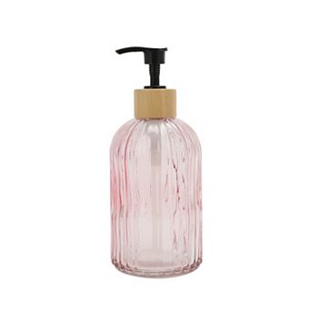 Round Bottom Vertical Stripe Soap Dispenser 13.53oz 1 pc