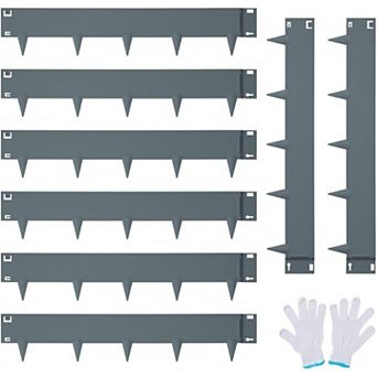 39*6.15inch Steel Landscape Edging,Bendable Garden Edging Border,Lawn Edging for Flower Bed Yard