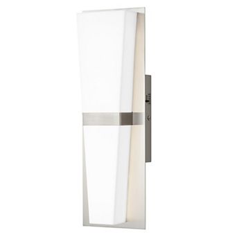 POWLIG 15.7" Modern Flush Mount Wall Sconce with Triangle Shade - Dimmable LED Light