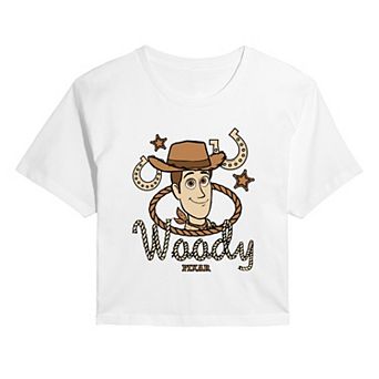Juniors' Disney / Pixar's Toy Story 5 Woody Cowboy Cropped Tee