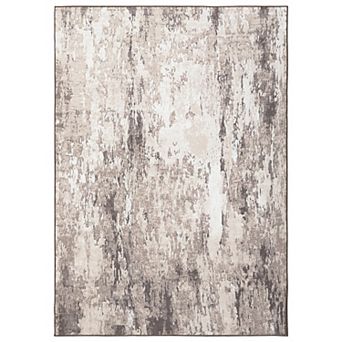 Abstract Area Rug Machine Washable Non Shedding Stain Resistant Floor Cover for Living Room Laundry