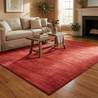 Abstract Solid Area Rug Non Slip Foldable Ultra Thin Non Shedding Floor Cover for Bedroom Playroom