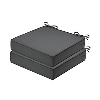 Set of 2 Patio Chair Cushions, Waterproof Thicken Outdoor Seat Cushions for Patio Furniture