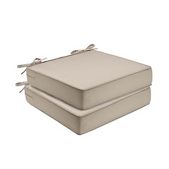 Set of 2 Patio Chair Cushions, Waterproof Thicken Outdoor Seat Cushions for Patio Furniture