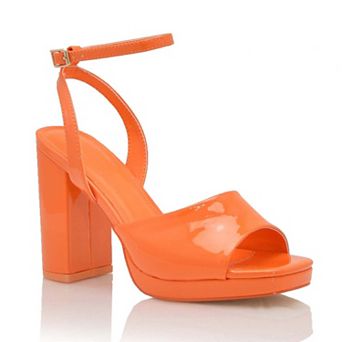 Strap Platform Block Heel Sandals