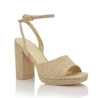 Strap Platform Block Heel Sandals