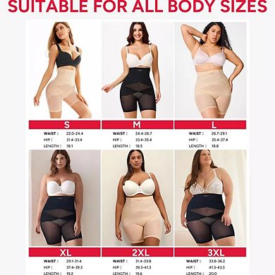 Nebility Womens Tummy Control Body Shaper with High Waist Trainer