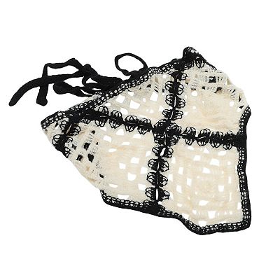Knitted Triangle Bandana for Women 2 Pcs