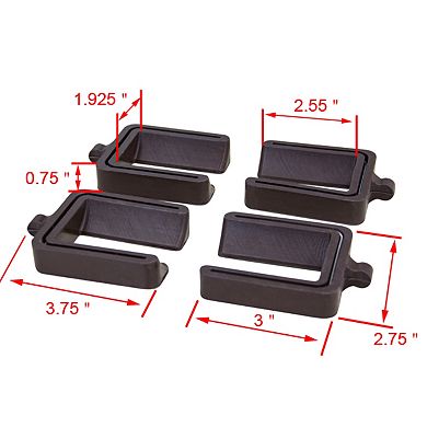 Kings Brand Furniture Bed Wheel Stopper