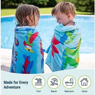 Under Construction 100% Cotton Beach Towel