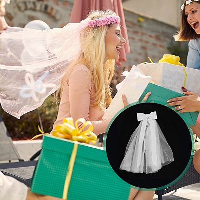 Double Layer Wedding Veil 19.69" 1 Pc