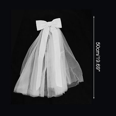 Double Layer Wedding Veil 19.69" 1 Pc