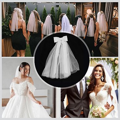 Double Layer Wedding Veil 19.69" 1 Pc